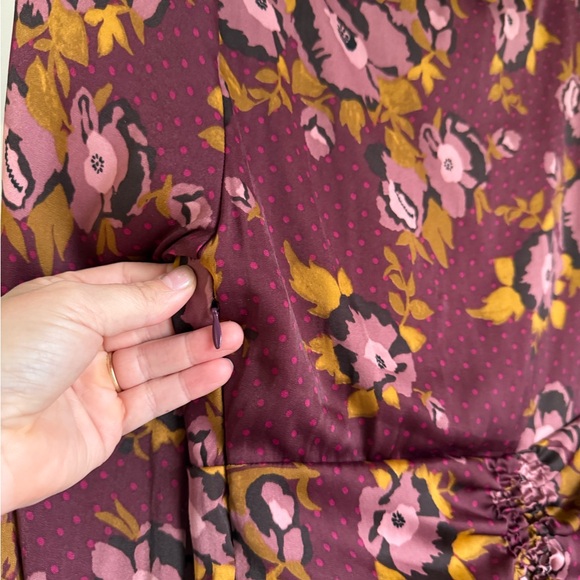 Free People Long Sleeve Silky Dress - Picture 6 of 7